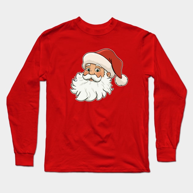 Santa Clause is coming to town Christmas Long Sleeve T-Shirt by GAMAS Threads